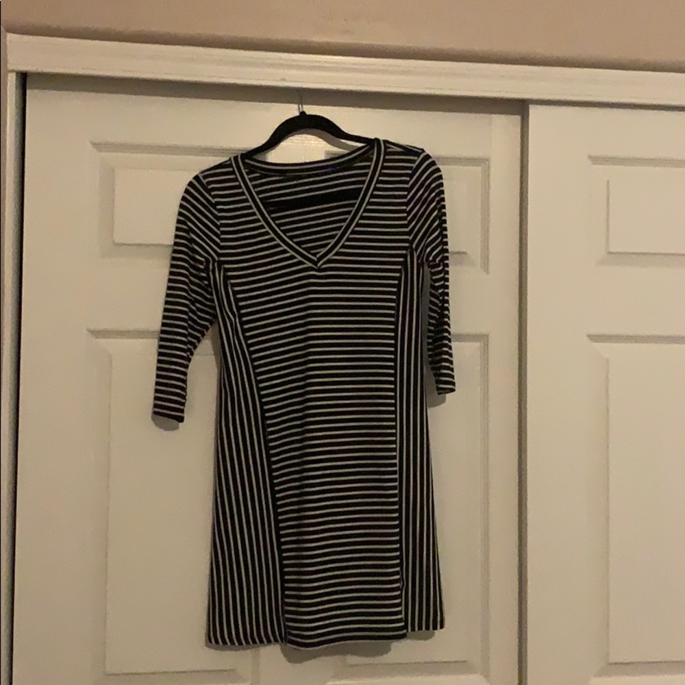 Black stripped Dress